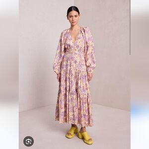A.L.C. Iman Cotton Midi Dress